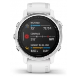 Garmin FÉNIX 6S, silver, white band I.jpg