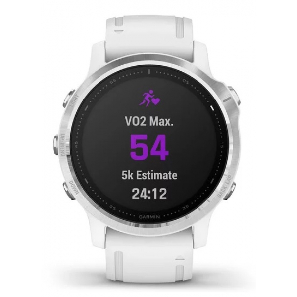 Garmin FÉNIX 6S, silver, white band VII.jpg