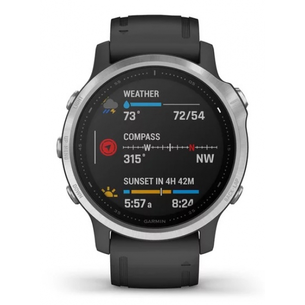 Garmin FÉNIX 6S, silver, black band I.jpg