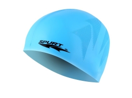 SPURT Silikonová čepice SPURT SE25 s plastickým vzorem, modrá.jpg