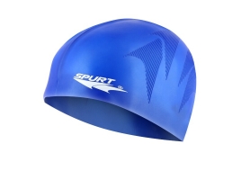 SPURT Silikonová čepice SPURT F230 s plastickým vzorem, modrá.jpg