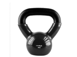 HMS Kettlebell pokrytý vinylem HMS KNV04 4 kg, černý.jpg