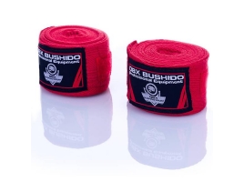BUSHIDO Boxerská omotávka DBX BUSHIDO červená.jpg