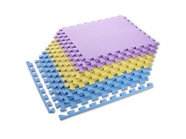 ONE FITNESS Ochranná puzzle podložka MP10 žlutá-modrá-fialová.jpg
