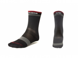 PONOŽKY STRIPE X0 ČIERNE/ŠEDÉ/CERVENÉ.jpg