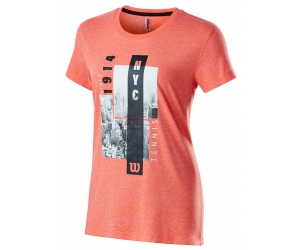 Wilson W NYC Aerial Tech Tee coral.jpg