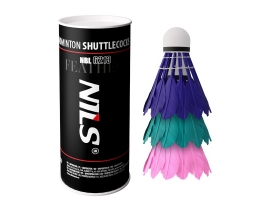 NILS Badmintonové míčky z peří NILS NBL6213 multicolor 3 ks.jpg