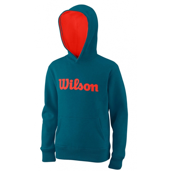 Wilson Y Script Cotton Hoody blue coral.jpg