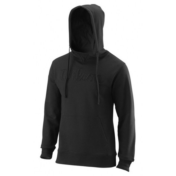 Wilson Script Eco Cotton PO Hoody Slimfit black.jpg