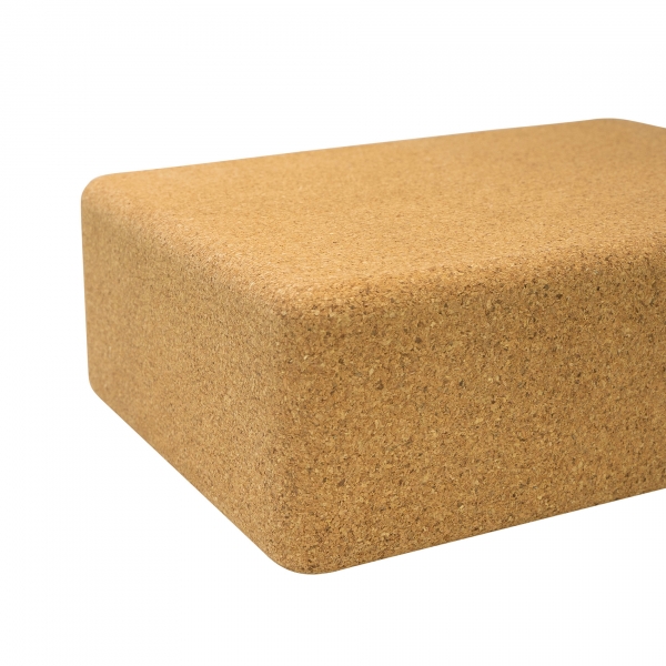Joga cihlička korková TUNTURI Cork Yoga Block.jpg