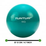 Joga míč Toningbal 1 kg TUNTURI azurový.jpg