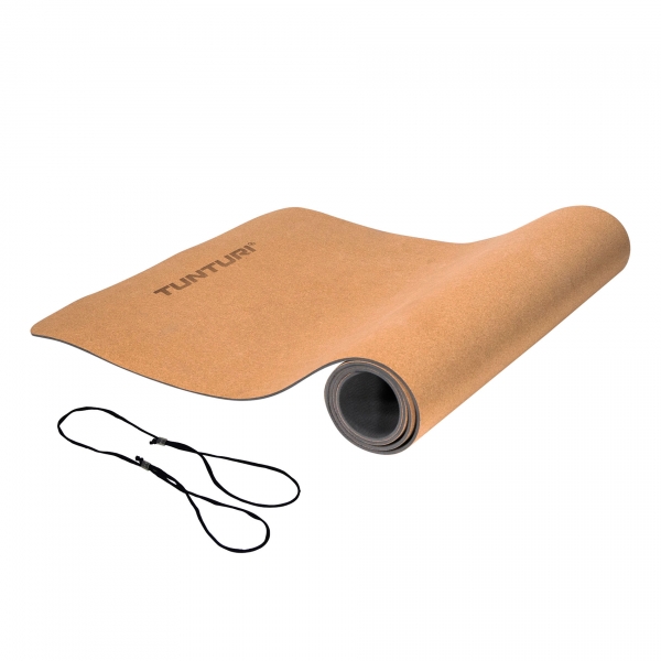 Korková podložka na jogu TUNTURI Cork TPE Yoga Mat.jpg