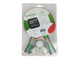 Pálky a míčky na stolní tenis TUNTURI Set Match sada.jpg