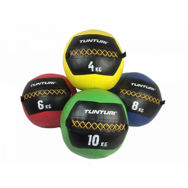 Míč pro funkční trénink TUNTURI Wall Ball - žlutý 4 kg.jpg