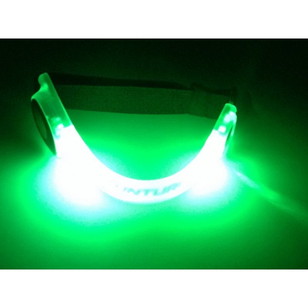 Bezpečnostní pásek na ruku TUNTURI Led Glow zelená.jpg