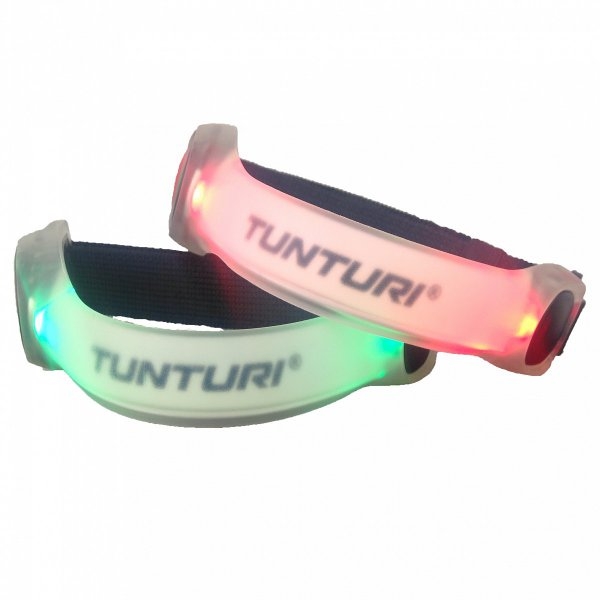 Bezpečnostní pásek na ruku TUNTURI Led Glow zelená.jpg