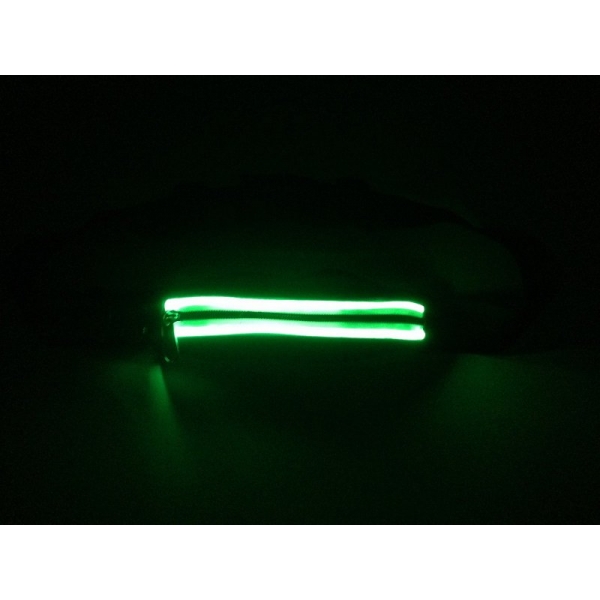 Běžecká Ledvinka TUNTURI Led Runningbelt zelená.jpg