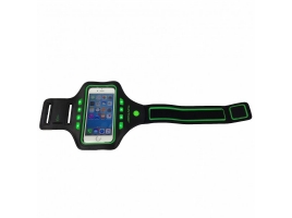Pažní pouzdro na mobil TUNTURI Led Phone žlutá.jpg