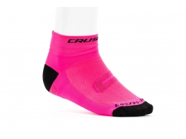 Crussis Cyklistické ponožky CRUSSIS, růžovo/černé.jpg