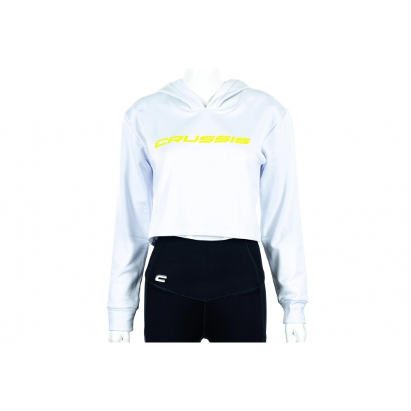 Dámska mikina krátka WHITE YELLOW.jpg