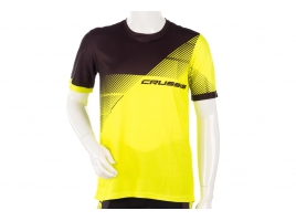 Crussis Športové tričko CRUSSIS, krátky rukáv, žltá / čierna.jpg