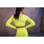 Dámsky Crop Top dlhý rukáv NEON YELLOW.jpg