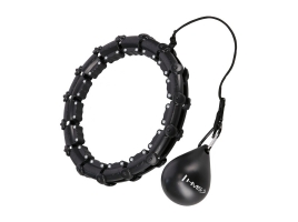 HMS Masážní hula hoop HMS HHW02 se závažím černá.jpg