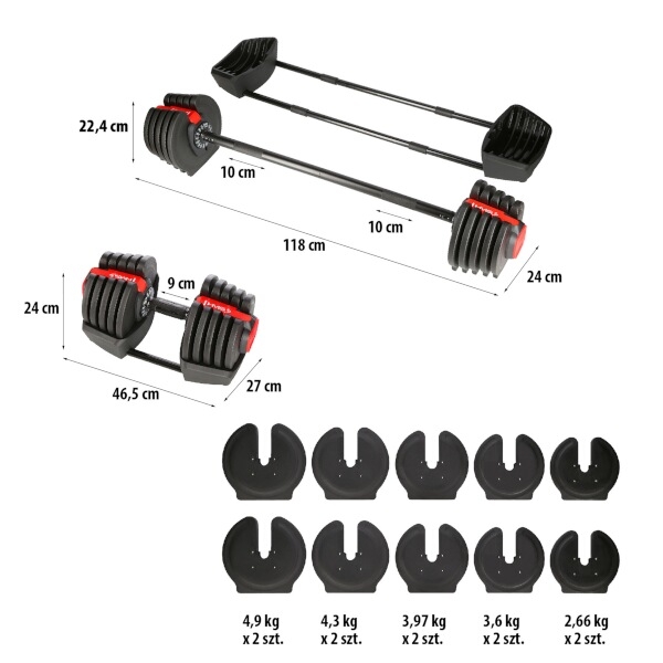 HMS Jednoruční / obouruční variabilní činka HMS SGR40 PRO SET 2v1 40 kg.jpg