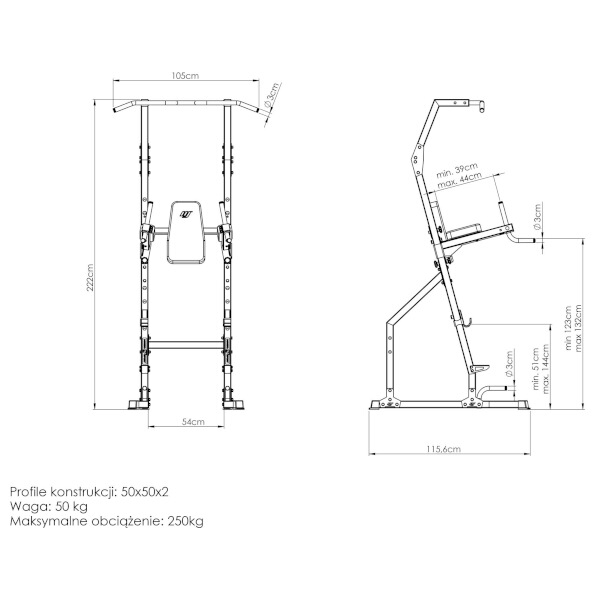 MARBO Stacionární bradla s hrazdou MARBO MS-U110 2.0.jpg