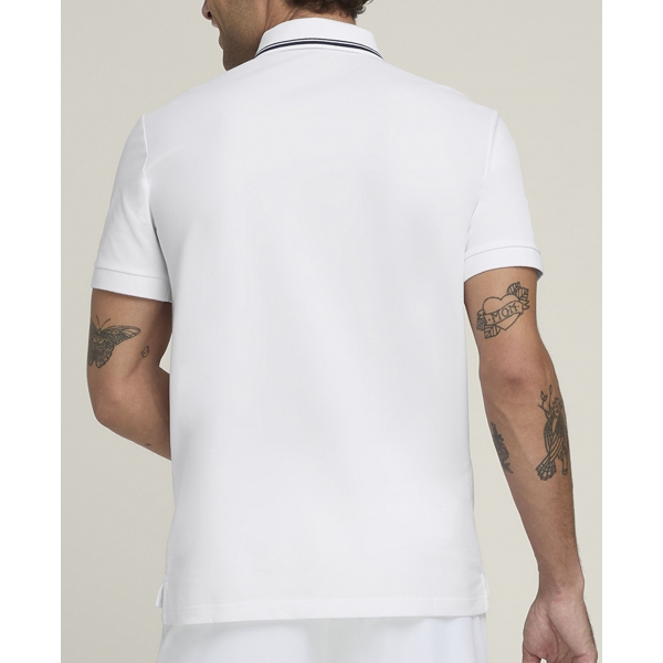 Wilson Wilson M Team Pique Polo bright white.jpg