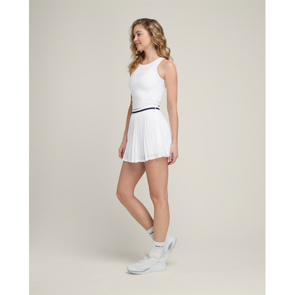 Wilson W Team Pleated Skirt white.jpg