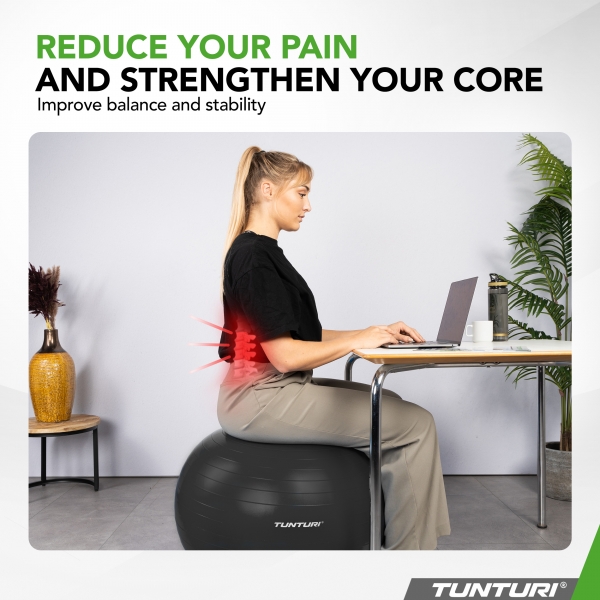 Gymnastický míč TUNTURI zesílený 75 cm Černý.jpg