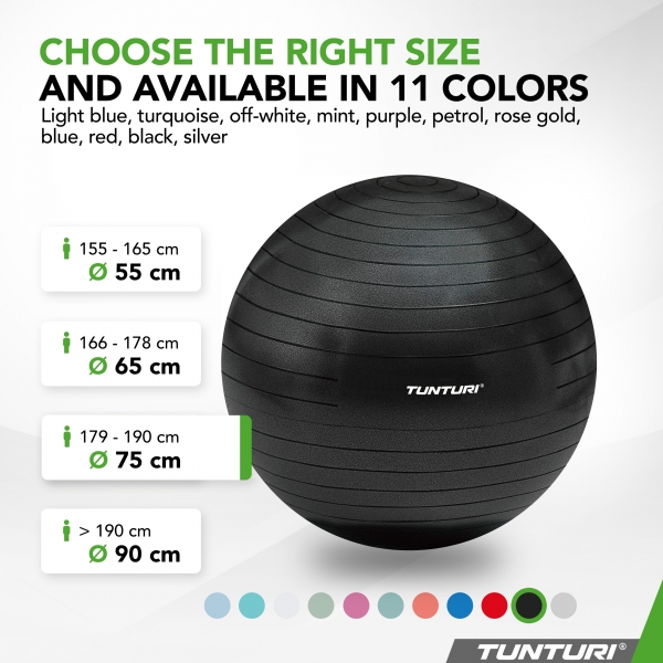 Gymnastický míč TUNTURI zesílený 75 cm Černý.jpg