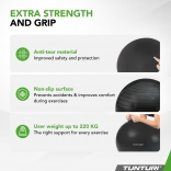 Gymnastický míč TUNTURI zesílený 65 cm Černý.jpg