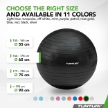 Gymnastický míč TUNTURI zesílený 65 cm Černý.jpg