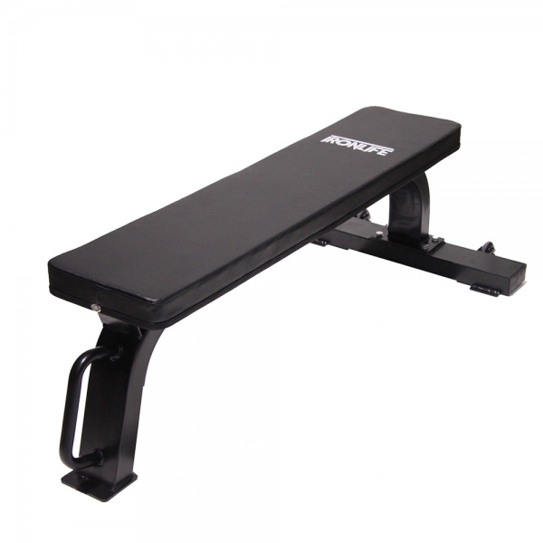 Posilovací lavice rovná Flat Bench IRONLIFE Heavy Duty Steel Frame SST01_1.jpg