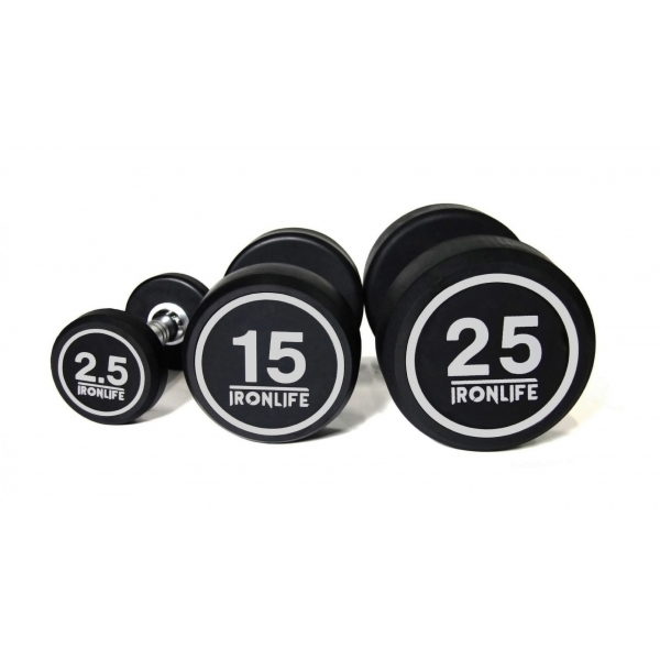 Sada pogumovaných jednoručních činek IRONLIFE 2,5-25 kg_1.jpg
