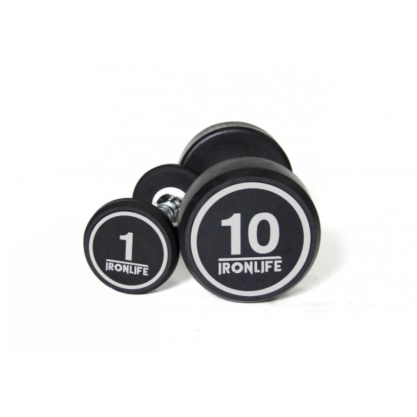 Sada pogumovaných jednoručních činek IRONLIFE 1-10 kg (10 párů, stoupání po 1 kg)_1.jpg