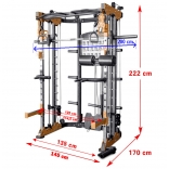 Posilovací stroj multipress BRUTE FORCE Functional Trainer Smith Machine Cable Column_9.jpg