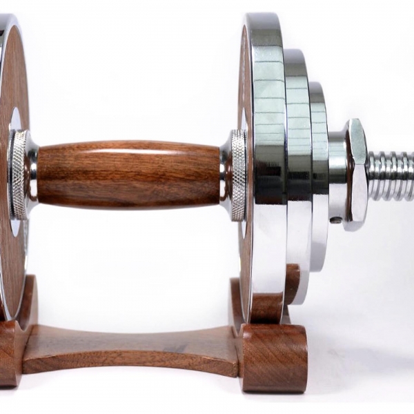Činky jednoruční PROIRON Walnut Steel 2 x 10 kg (pár)_8.jpg