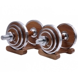 Činky jednoruční PROIRON Walnut Steel 2 x 10 kg (pár)_2.jpg