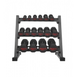 Sada pogumovaných činek PROIRON 3 - 24 kg (8 párů + stojan)_10.jpg