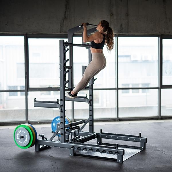 HMS Multifunkční stojan s platformou pro zvedání činek a Hip Thrust HMS SMP01.jpg