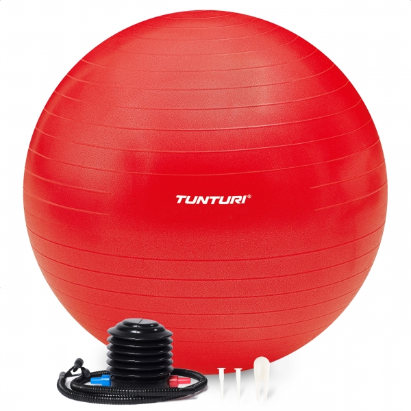 Gymnastický míč TUNTURI zesílený 55 cm Červený.jpg