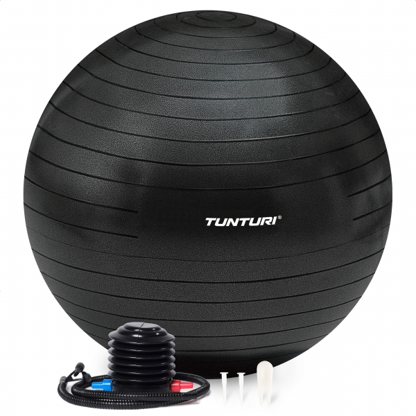 Gymnastický míč TUNTURI zesílený 55 cm Černý.jpg