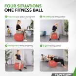 Gymnastický míč TUNTURI zesílený 65 cm Růžově zlatý.jpg