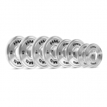 HMS Sada ocelových olympijských kotoučů HMS TOS 2 x 0,25 - 1,25 kg (6 kg).jpg