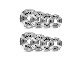 HMS Sada ocelových olympijských kotoučů HMS TOS 2 x 1,5 - 5,0 kg (22 kg).jpg