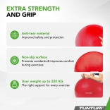 Gymnastický míč TUNTURI zesílený 75 cm Červený.jpg