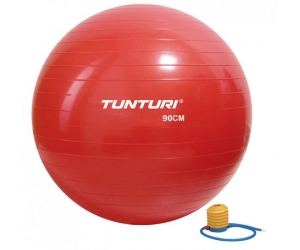 Gymnastický míč TUNTURI 90 cm červený.jpg